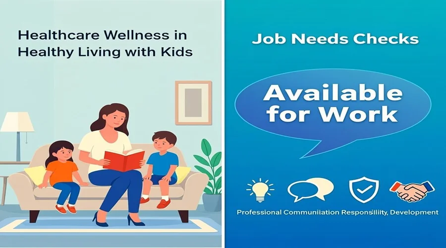 Split view comparing caregiver at home with available for work requirements