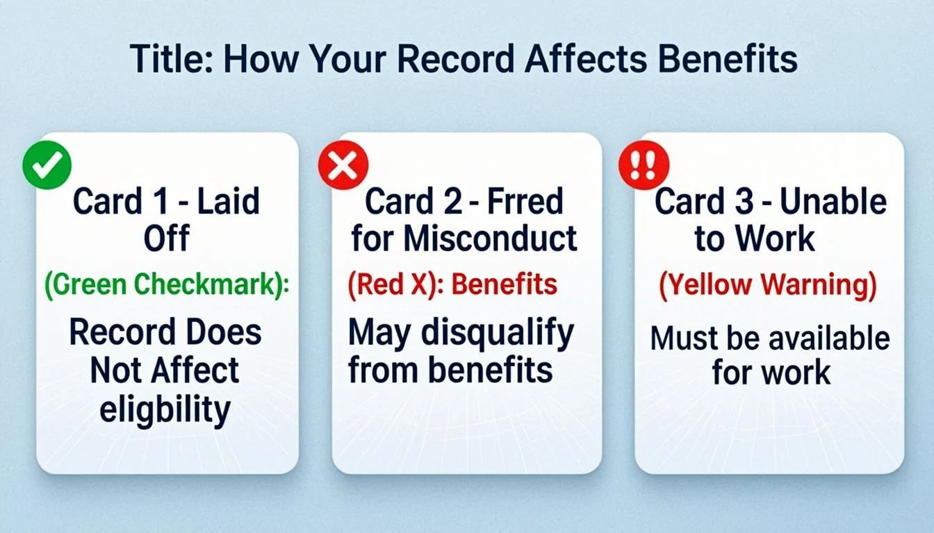 Criminal record impact on unemployment eligibility scenarios