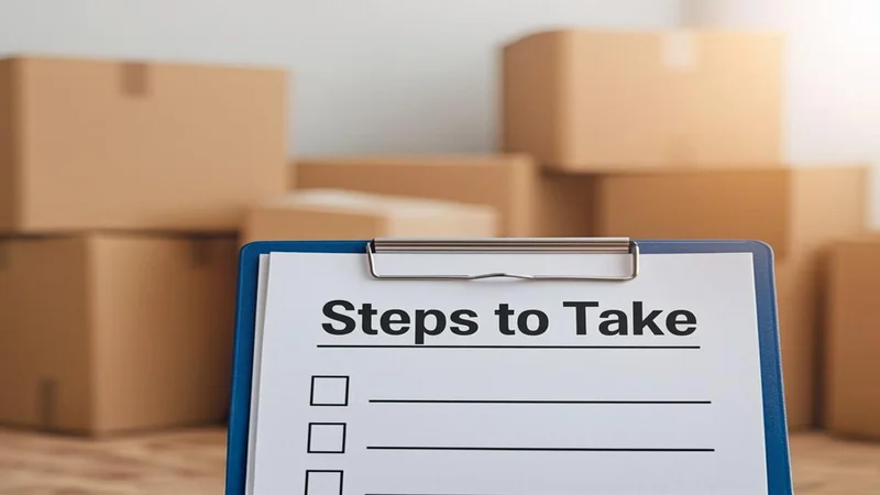 Checklist of steps for reporting address change to unemployment office