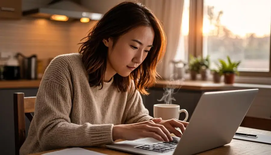 Reviewing reduced hours schedule at home