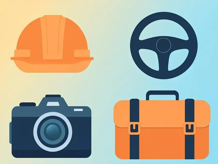 Different types of self-employed work - gig economy workers and freelancers