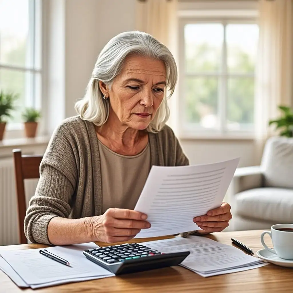 Reviewing financial documents for unemployment and Social Security