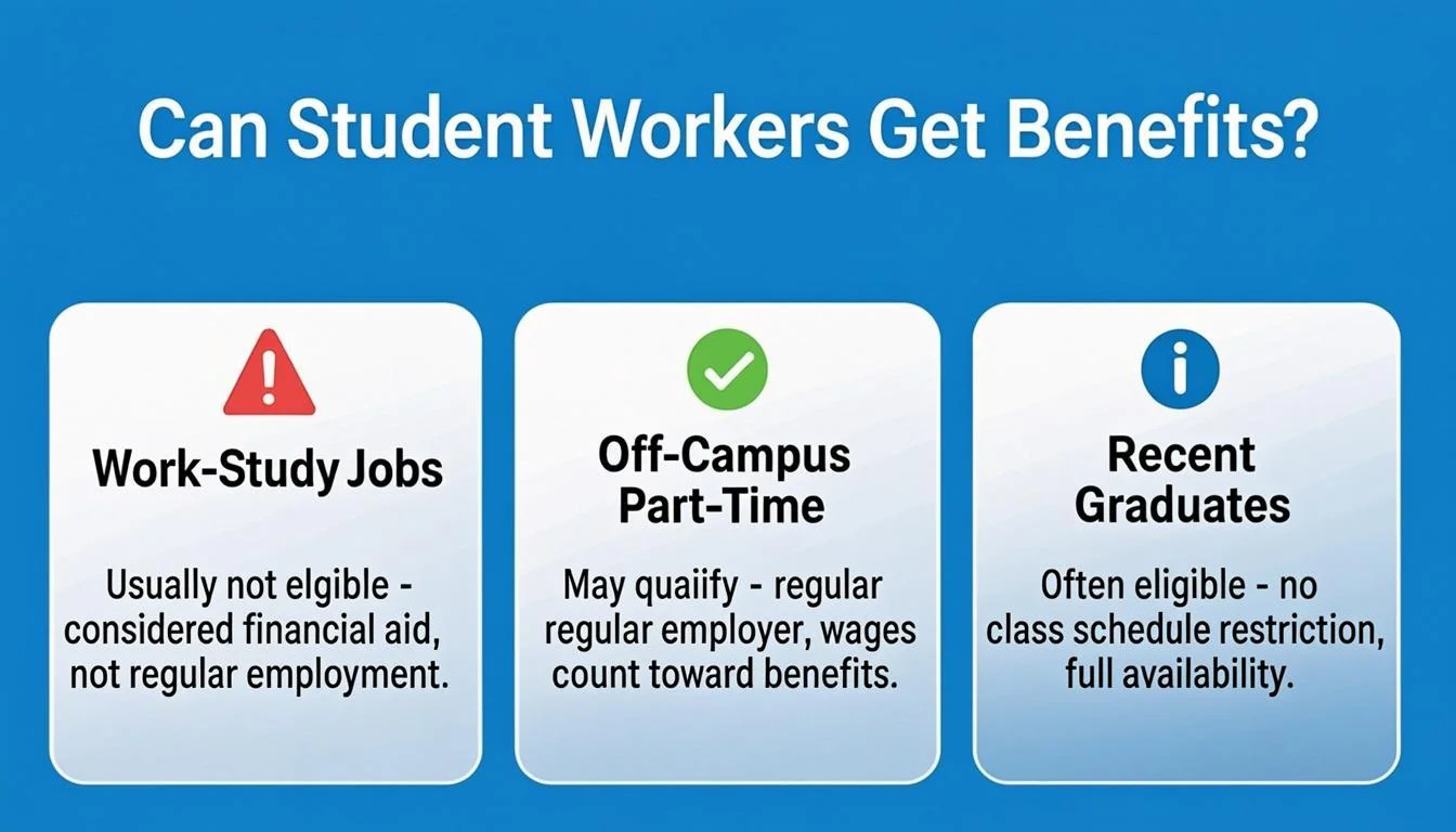 Student worker eligibility for unemployment benefits
