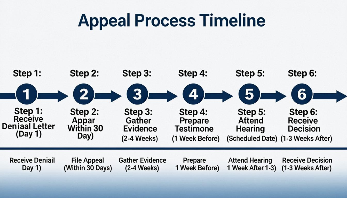 Unemployment appeal hearing process timeline from filing appeal to receiving decision
